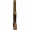 Ekena Millwork Davenport Rough Sawn Timber Gable Bracket, Western Red Cedar, 72"W x 45"H x 4"D x 6"F, 15/12 Pitch GBW072X45X0406DAV00RWR - alternate 5